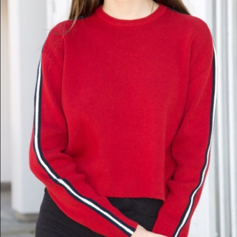 Red Brandy knit sweater 👠❤️